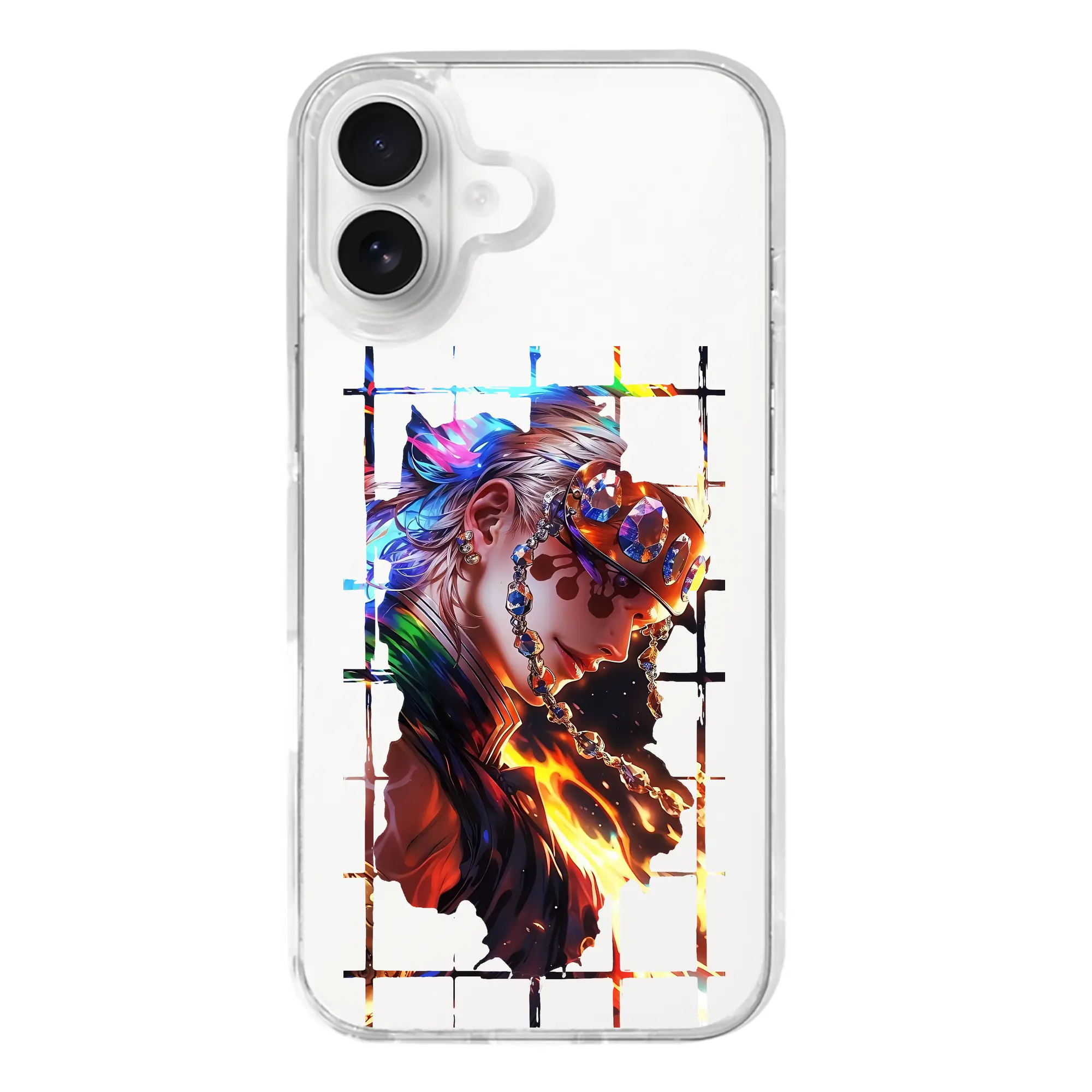 鬼滅の刃 グッズ,宇髄 天元 - iPhone 17シリーズ 透明スマホケース – 薄型・耐衝撃・精密フィット保護カバー